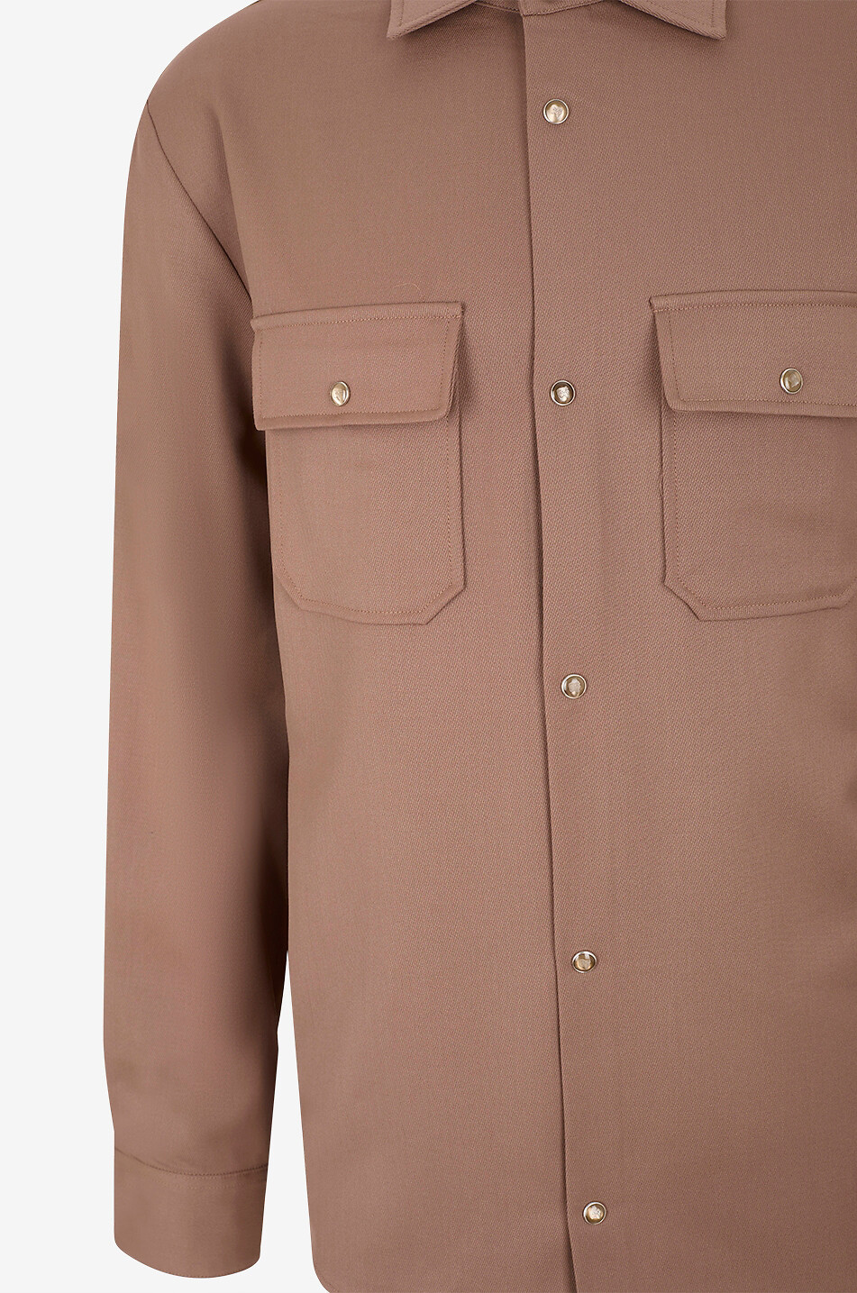 MARCO PESCAROLO Surchemise en laine vierge Next Homme MARRON 3
