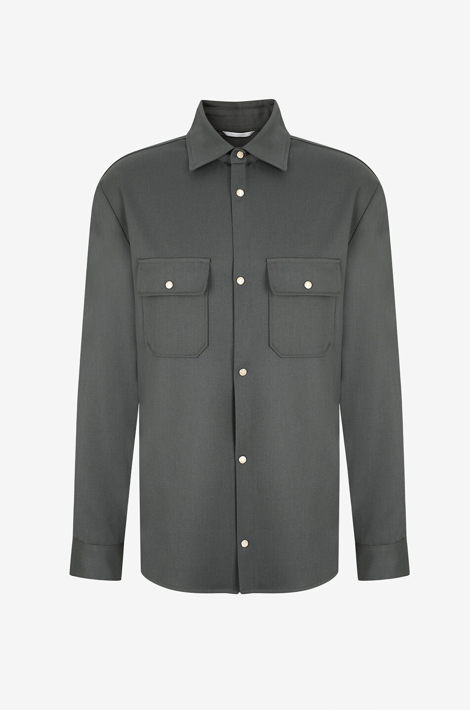 MARCO PESCAROLO Surchemise en laine vierge Next Homme VERT 1