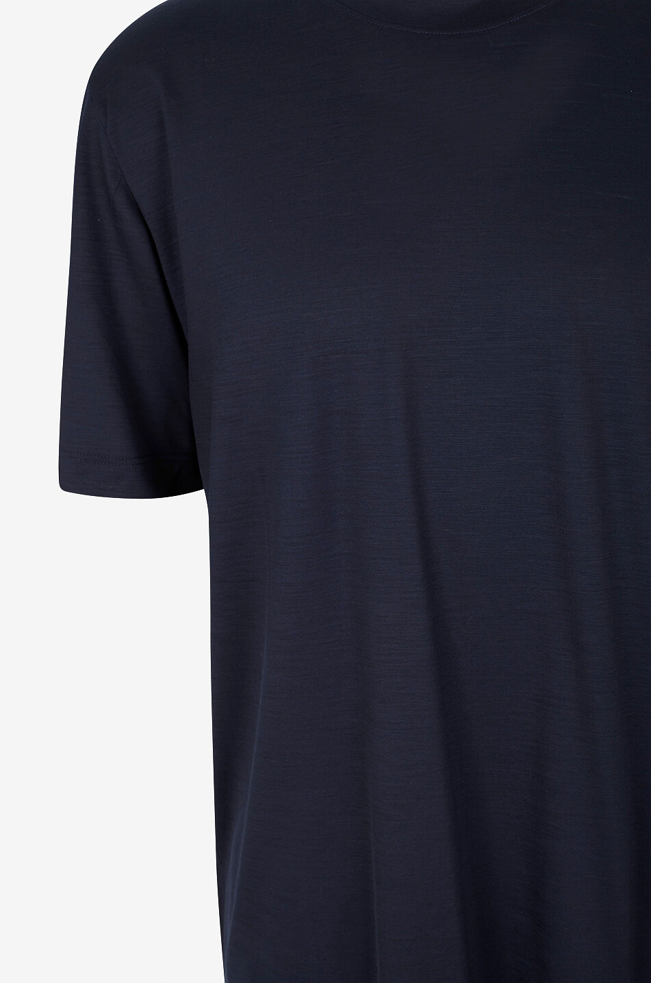 MARCO PESCAROLO T-shirt à col rond en laine James Homme BLEU MOYEN 3