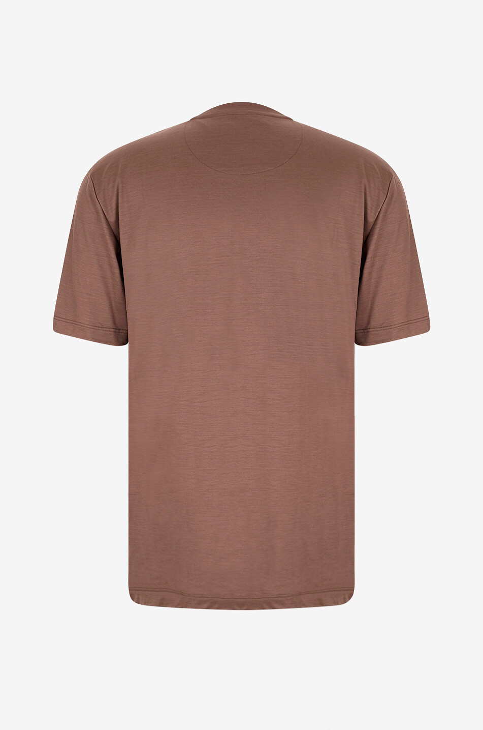 MARCO PESCAROLO T-shirt à col rond en laine James Homme MARRON MOYEN 2