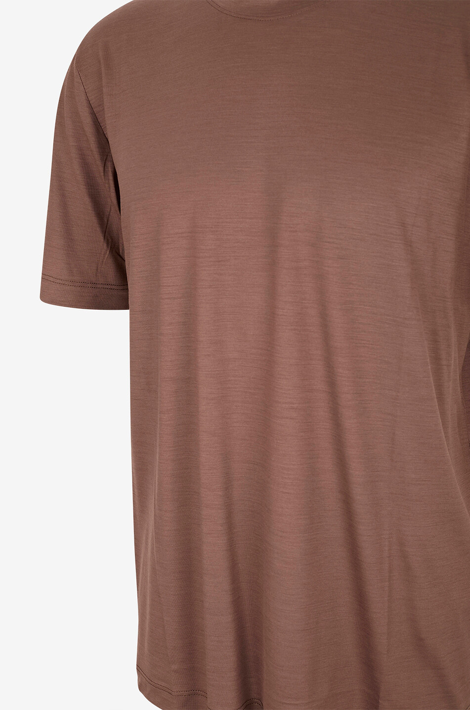 MARCO PESCAROLO T-shirt à col rond en laine James Homme MARRON MOYEN 3