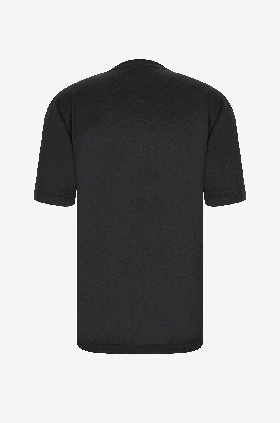 MARCO PESCAROLO James wool jersey short-sleeved T-shirt Men BLACK 2