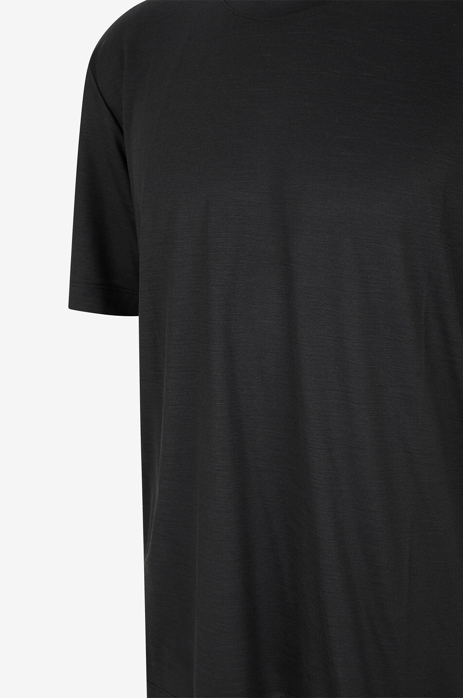 MARCO PESCAROLO James wool jersey short-sleeved T-shirt Men BLACK 3