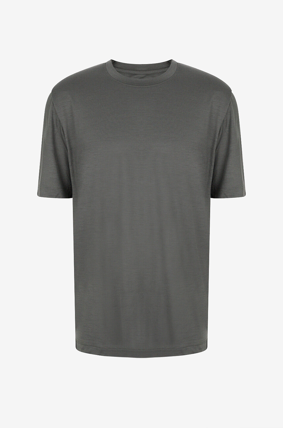 MARCO PESCAROLO Kurzarm-T-Shirt aus Wolljersey James Herren MITTELGRÜN 1