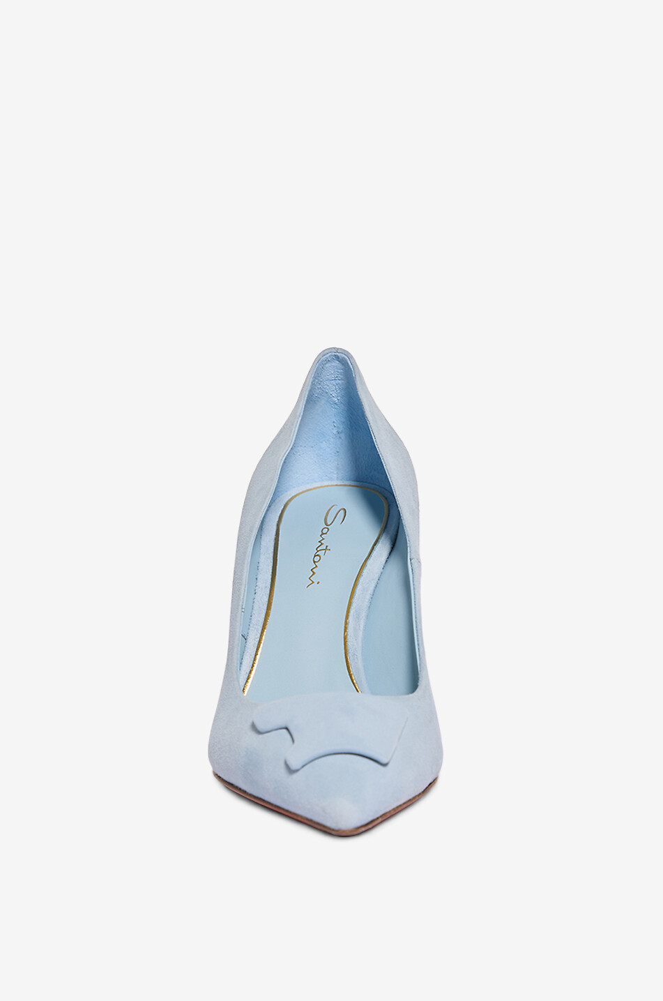 SANTONI Santoni Sibile 80 leather pumps Women LIGHT BLUE 2