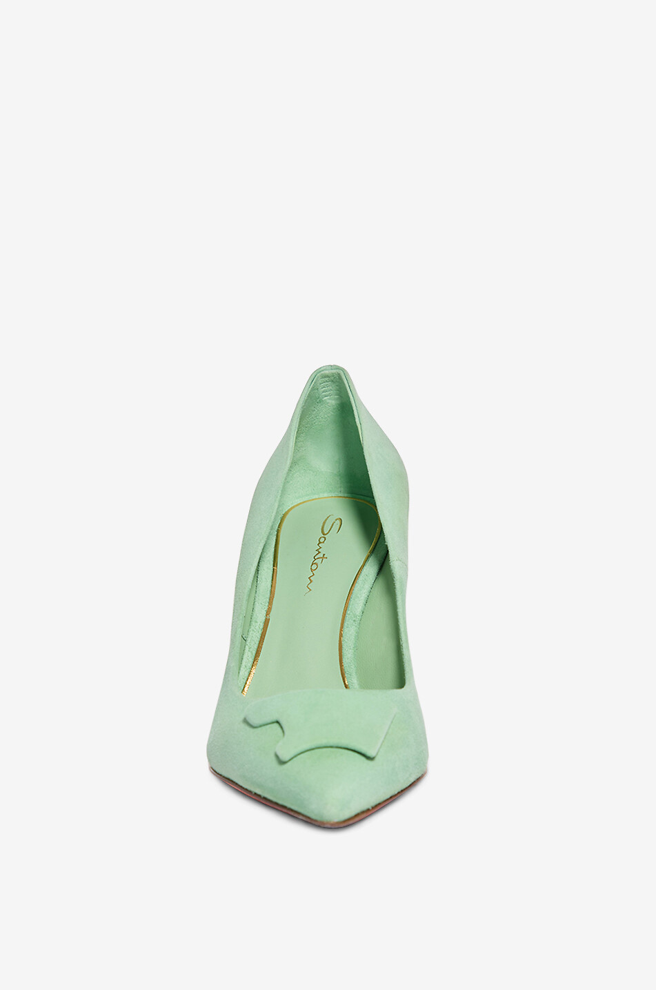 SANTONI Santoni Sibile 80 leather pumps Women LIGHT GREEN 2