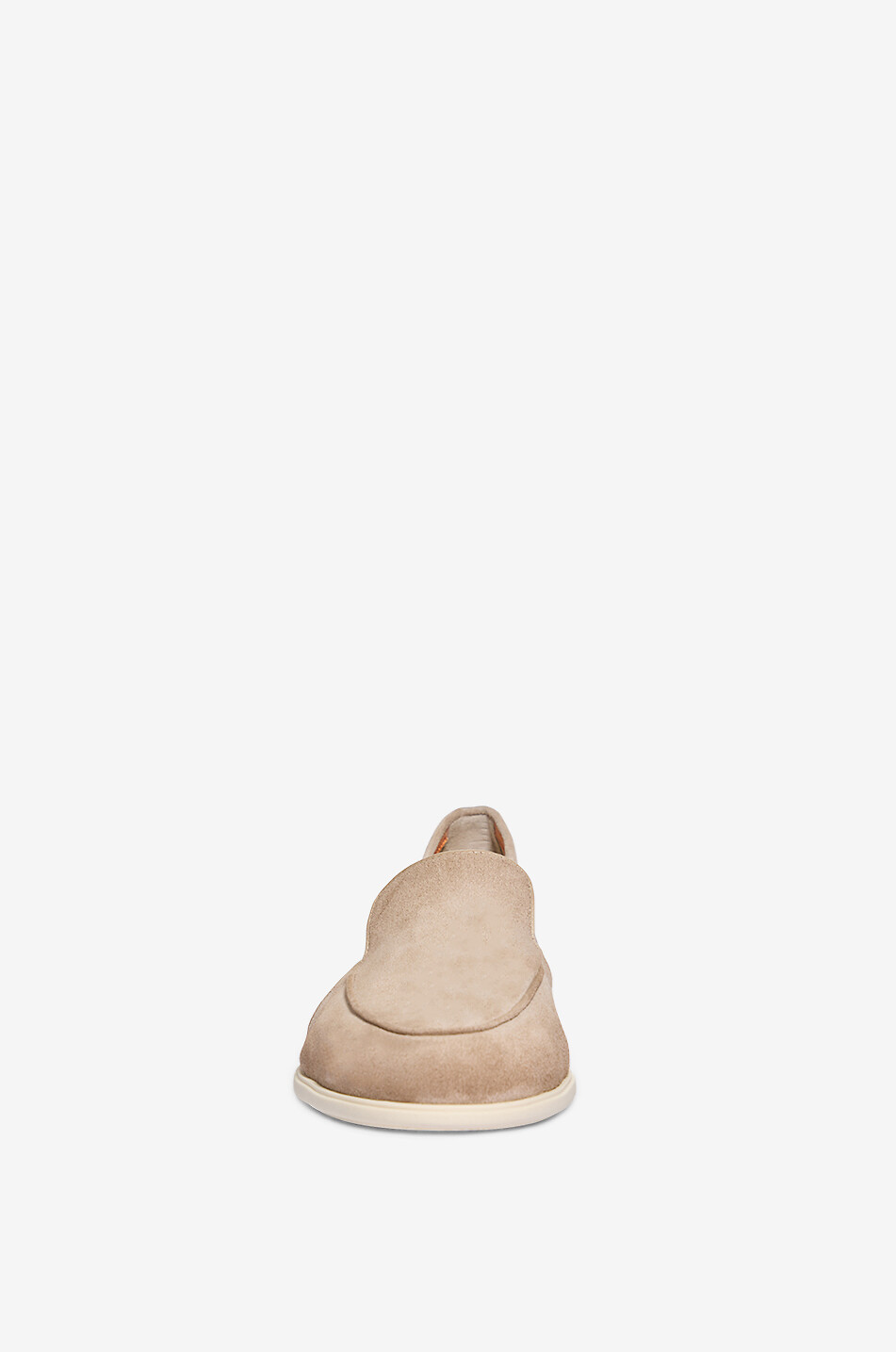 SANTONI Mokassins aus Wildleder mit Gummisohle Damen BEIGE 2