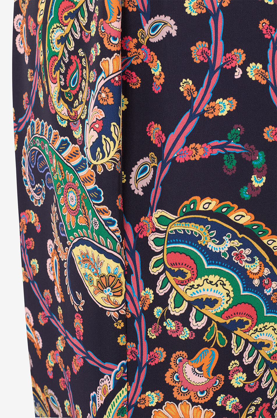 ETRO Verkürzte Bootcut-Hose mit Print Floral Paisley Damen BUNT 3