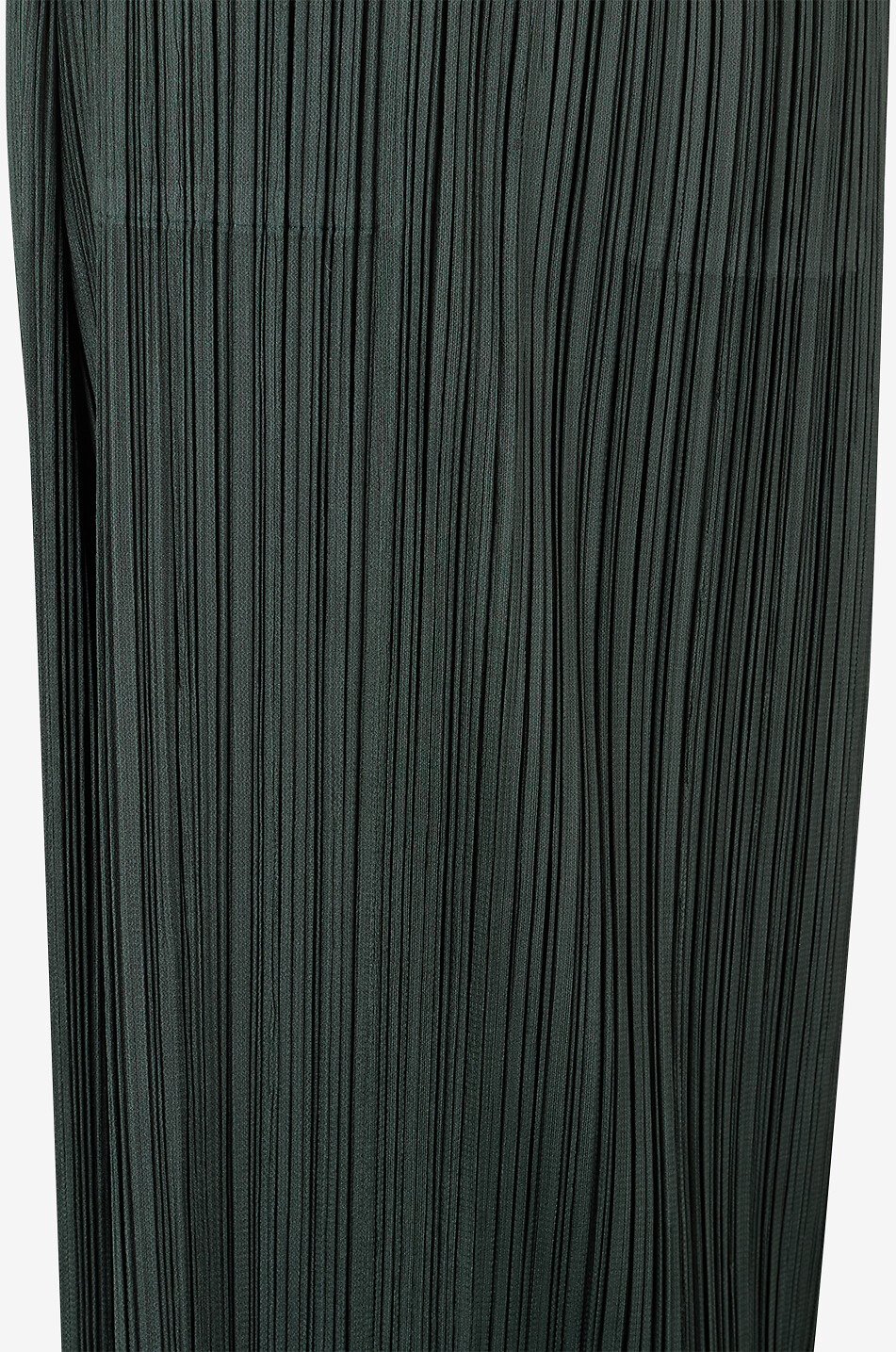 PLEATS PLEASE Monthly Colors pleated crepe straight-leg trousers Women DARK GREEN 3