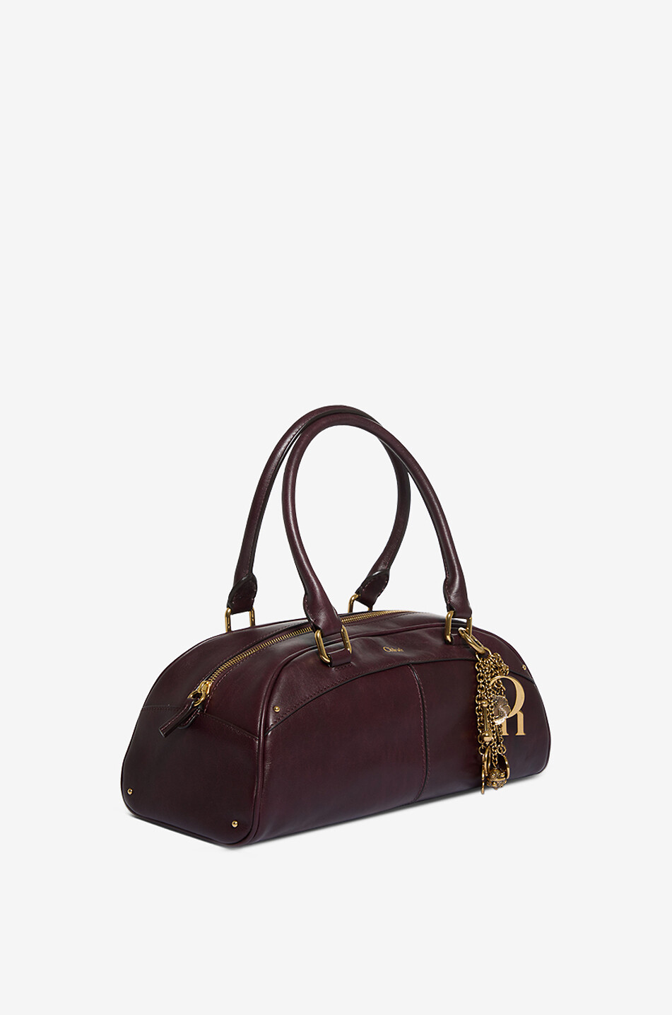 CHLOE Handtasche aus Glattleder Chloé Bowling Damen DUNKELBRAUN 2