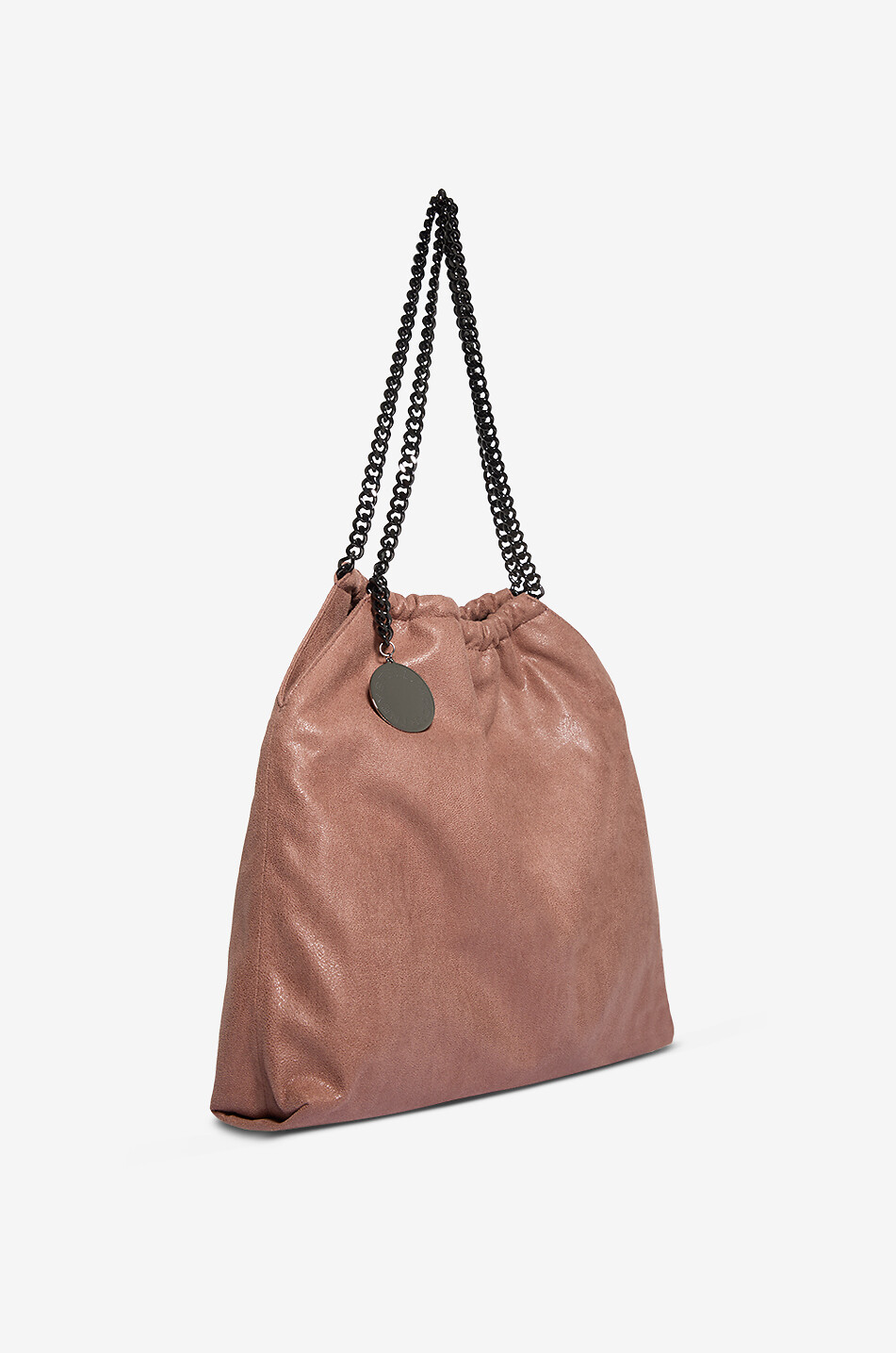 STELLA McCARTNEY Falabella Medium Drawstring chain tote bag Women LIGHT BROWN 2