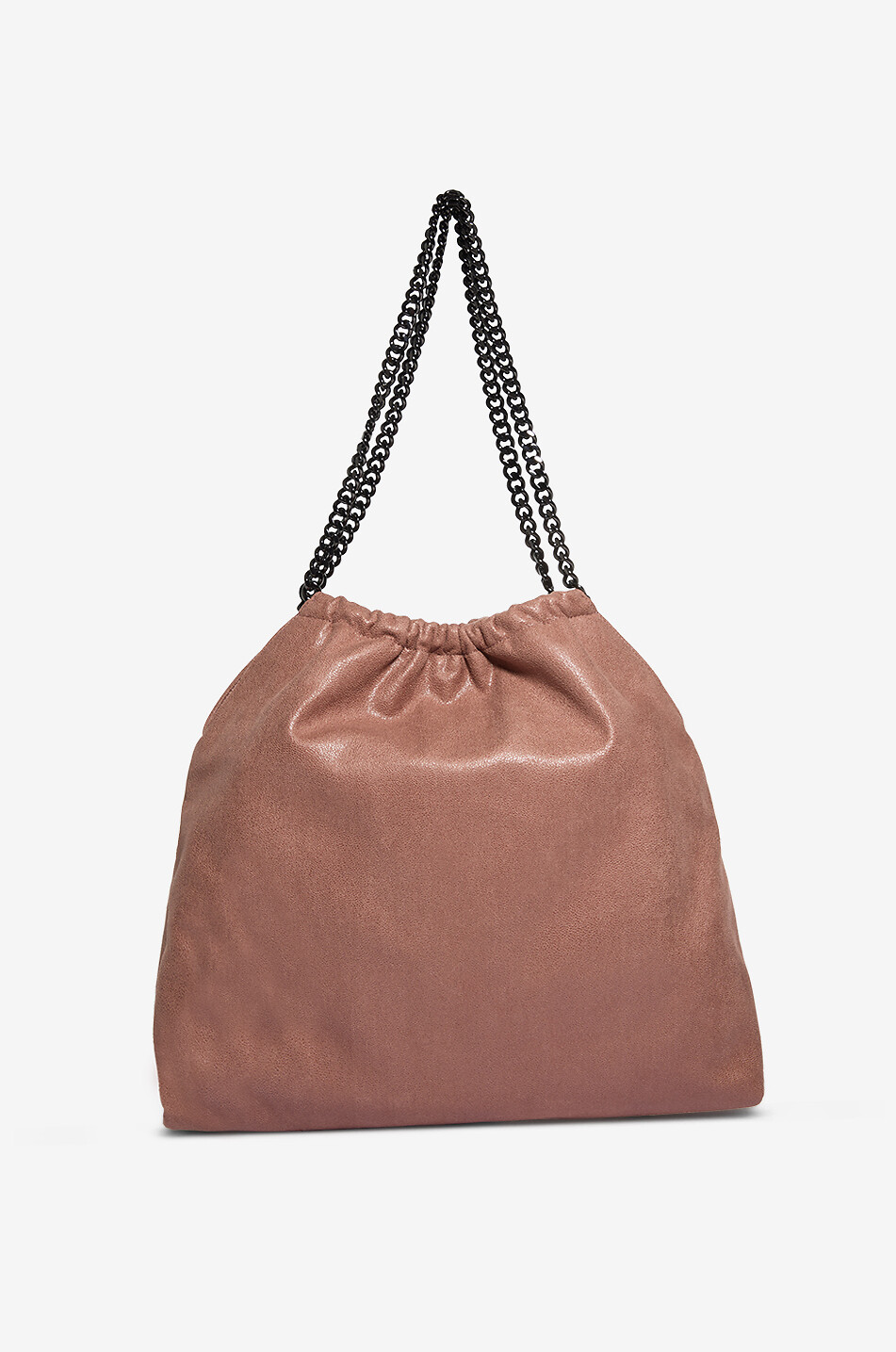 STELLA McCARTNEY Falabella Medium Drawstring chain tote bag Women LIGHT BROWN 3