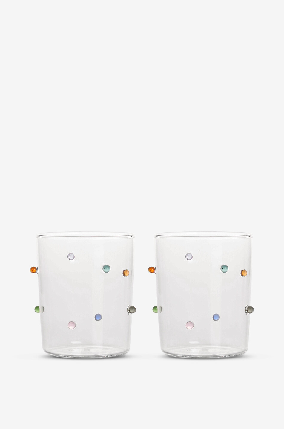 MAISON BALZAC Pomponette set of 2 cocktail glasses Home Colourless 1