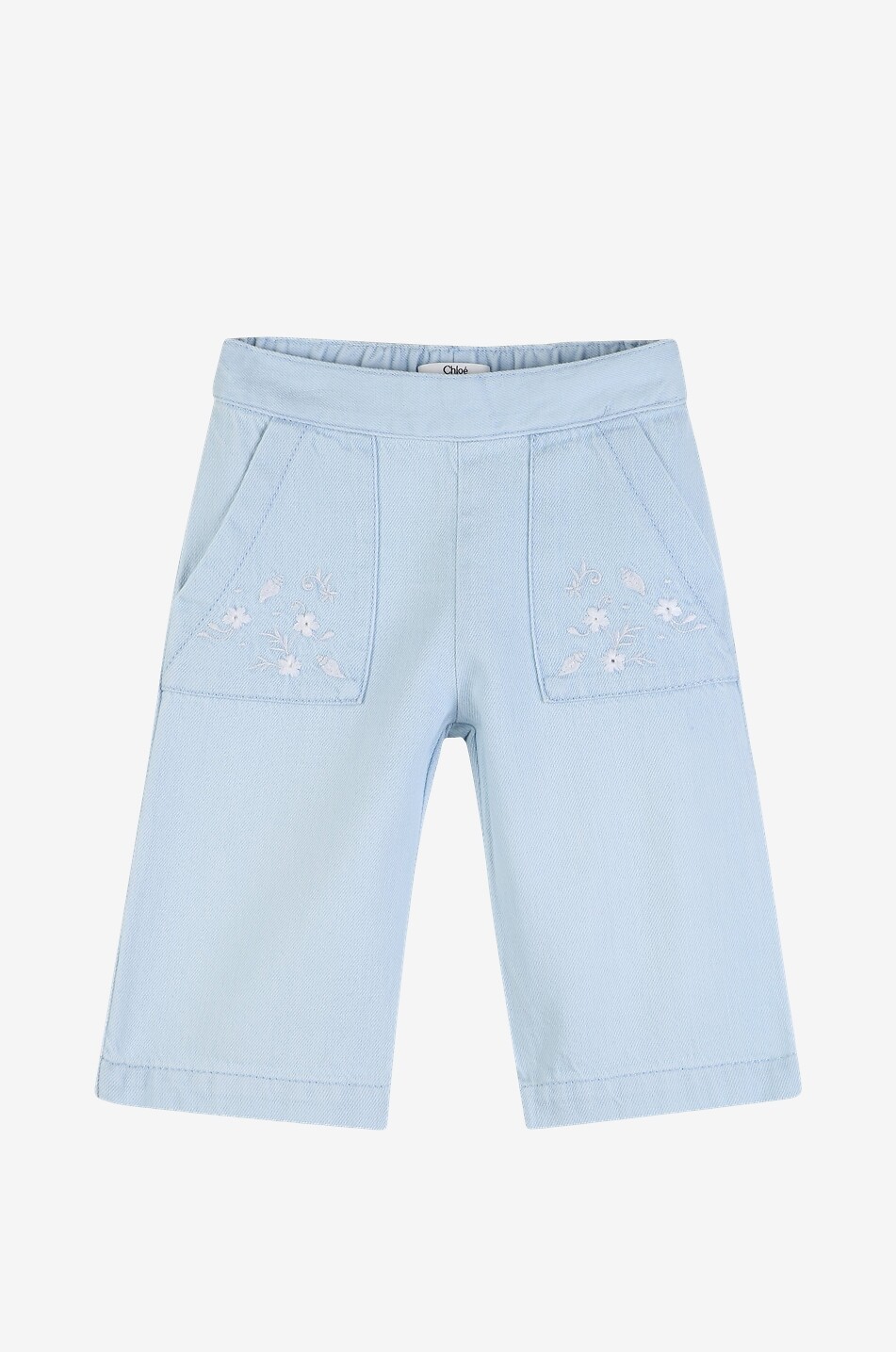 Baby jeans with embroidered pockets