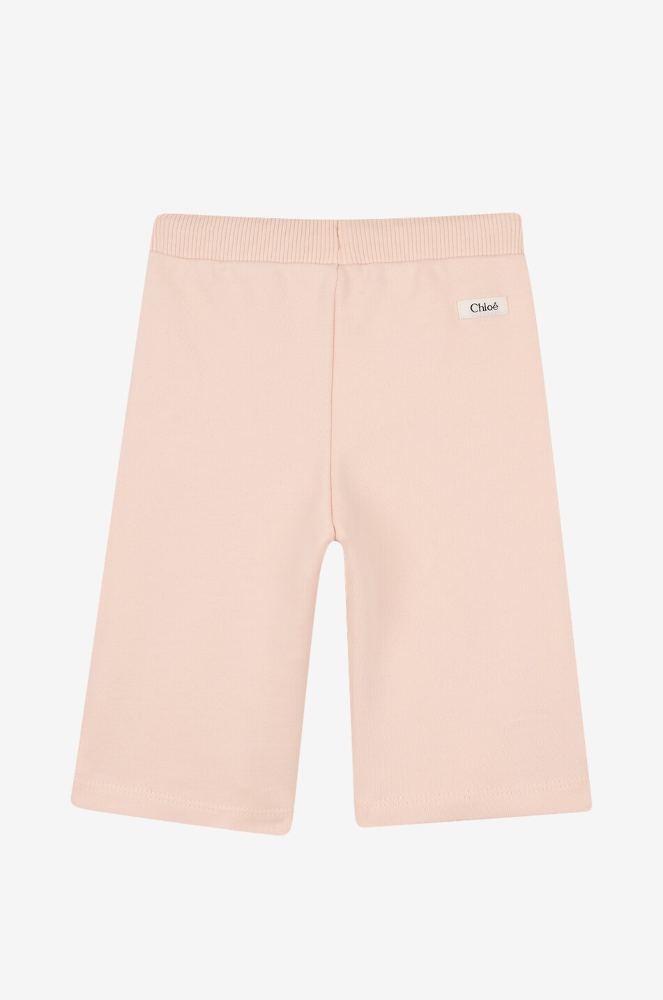 CHLOE Pantalon de jogging large en molleton bébé à patch logo Bébé ROSE CLAIR 2