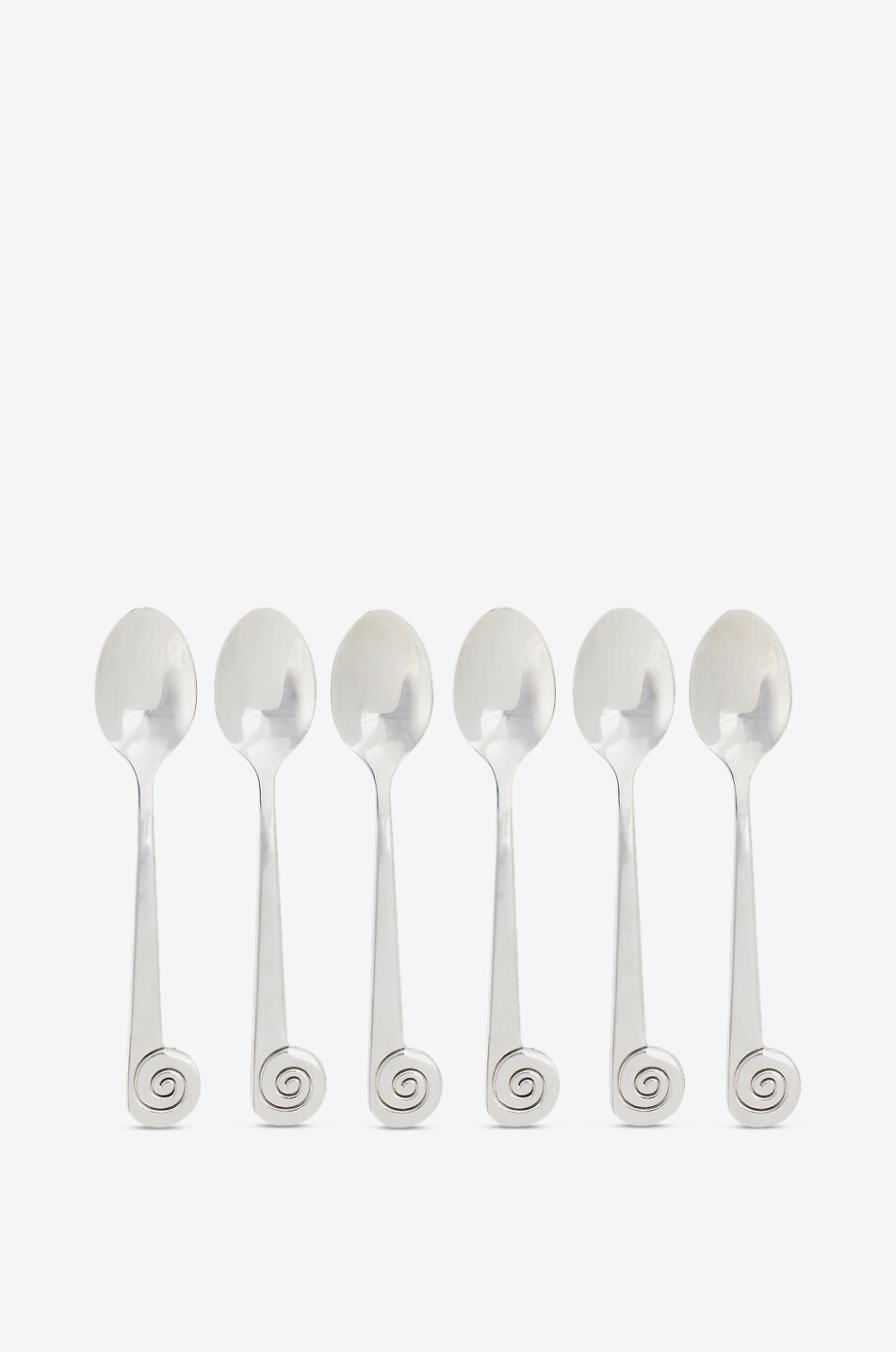 6er-Set Dessertlöffel aus Edelstahl L'Escargot