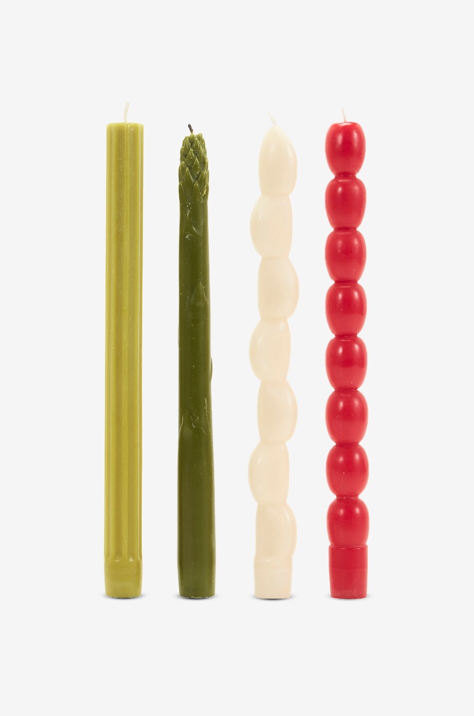 MAISON BALZAC Lot de quatre chandelles The Veggie Patch Maison MULTICOLORE 1