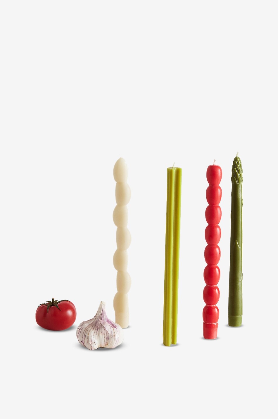 MAISON BALZAC Lot de quatre chandelles The Veggie Patch Maison MULTICOLORE 3