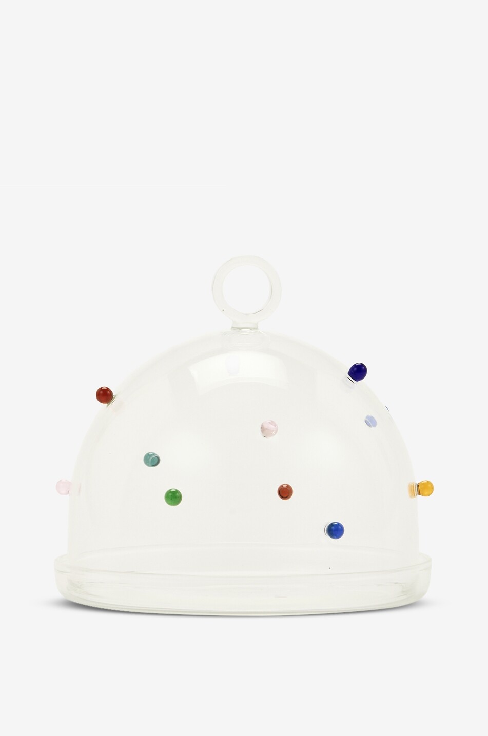 Cloche de service en verre Pomponette