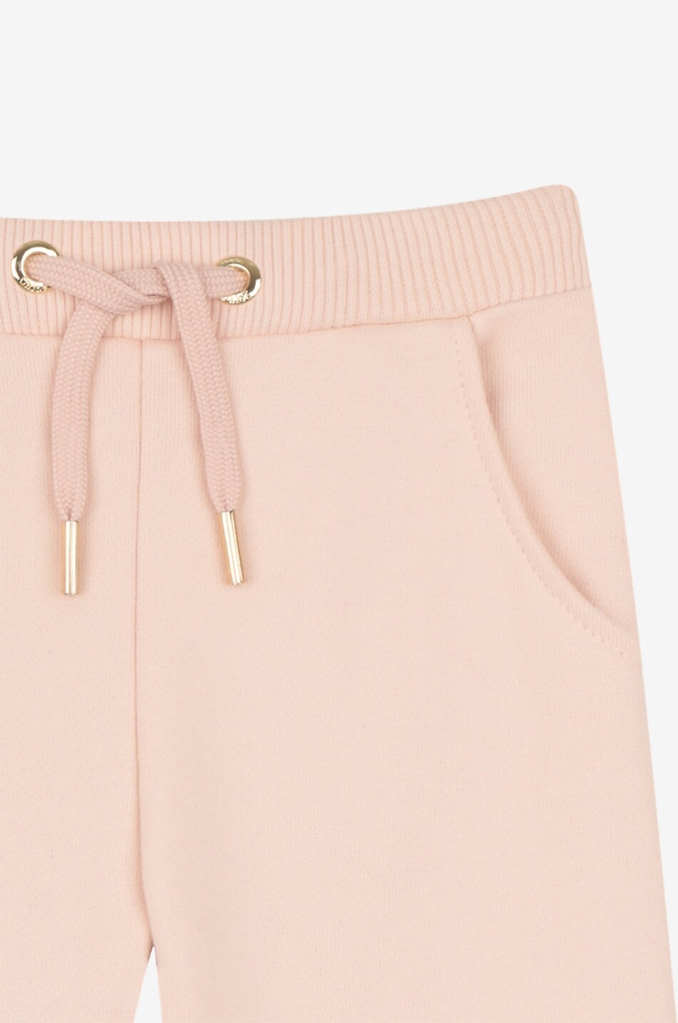CHLOE Pantalon de jogging large en molleton bébé à patch logo Bébé ROSE CLAIR 3