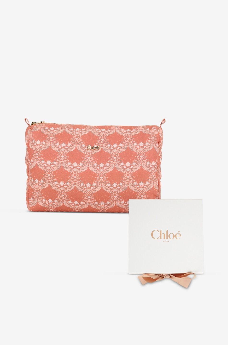 Floral cotton 3-piece baby birth gift set