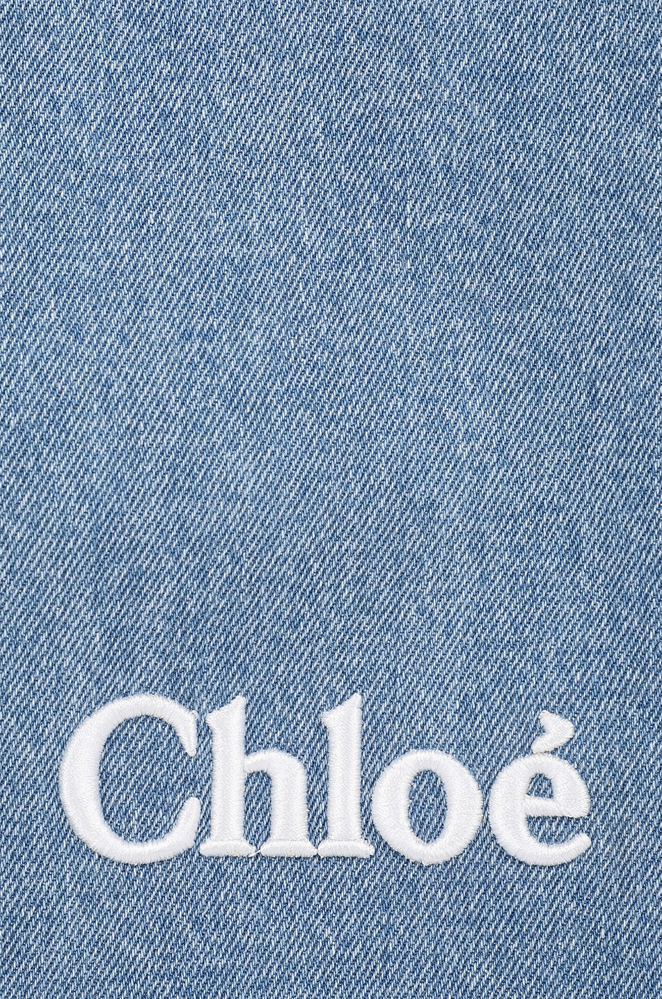 CHLOE Wickeltasche und -Accessoires aus Baumwolle Baby BLAU 6
