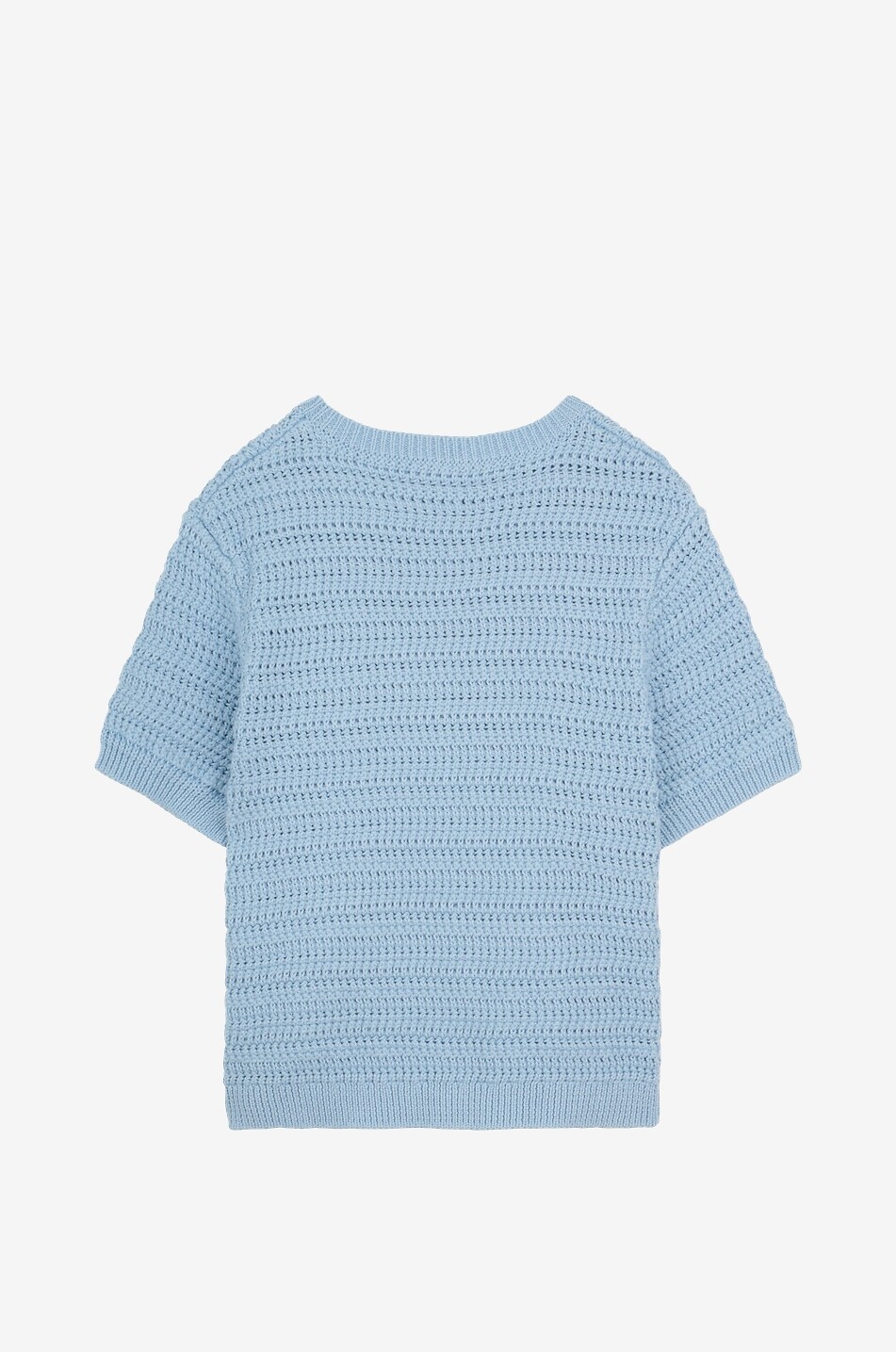 CHLOE Chloé Signature girl's crochet T-shirt Girl BLUE 2
