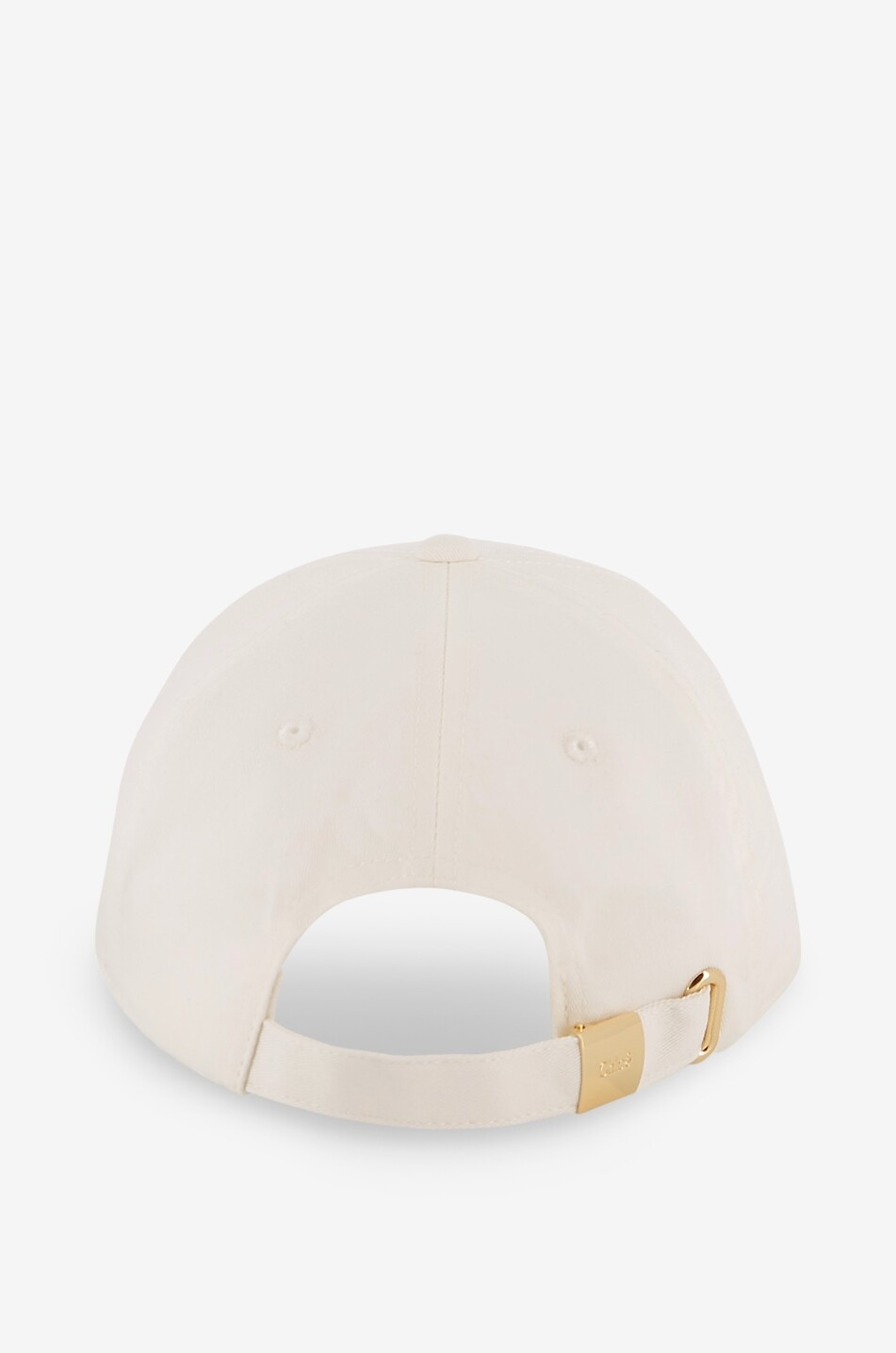 CHLOE Chloé girls' embroidered cotton twill baseball cap Girl EGGSHELL 5