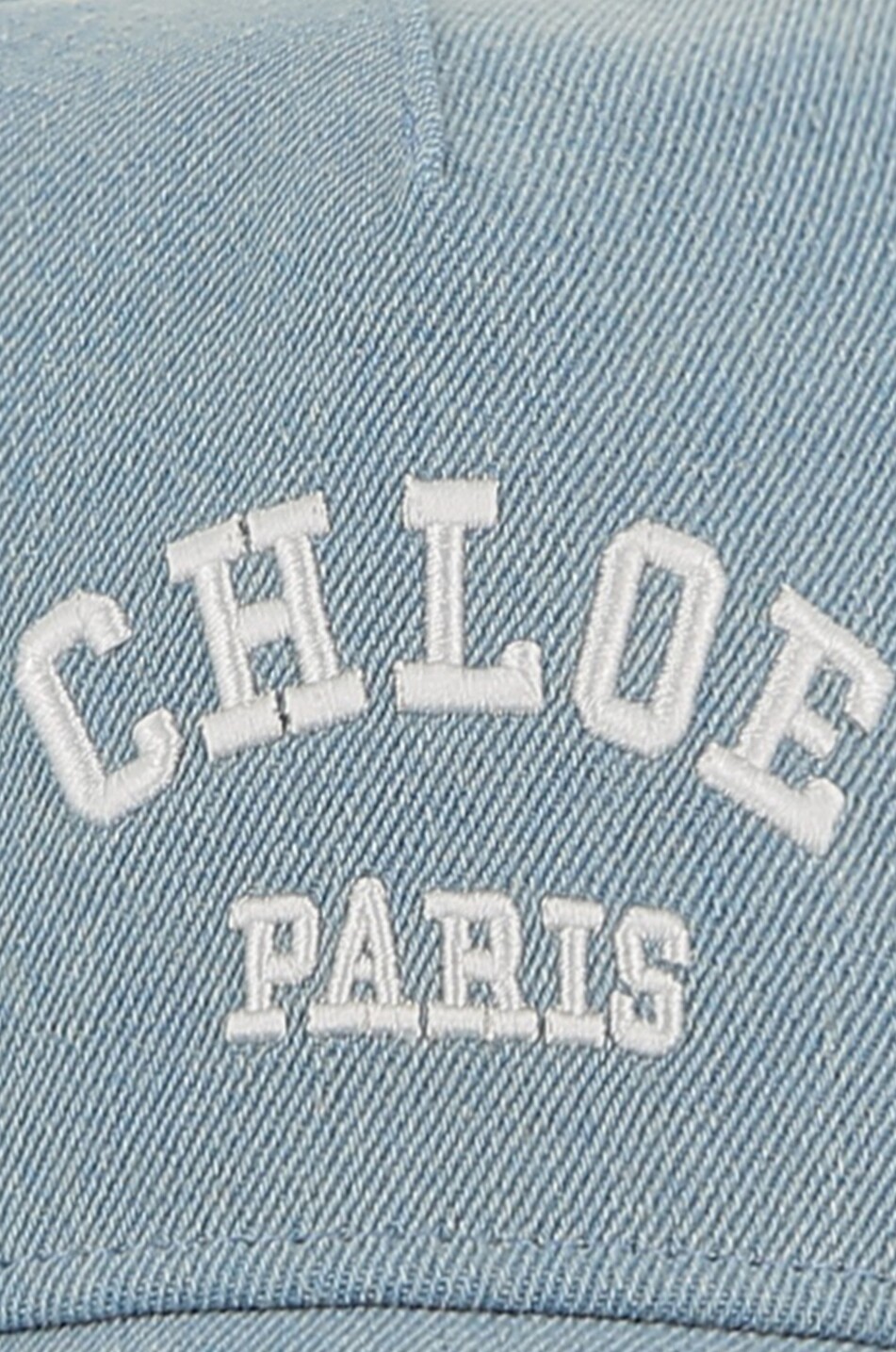 CHLOE Varsity Chloé girl's denim baseball cap Girl BLUE 4
