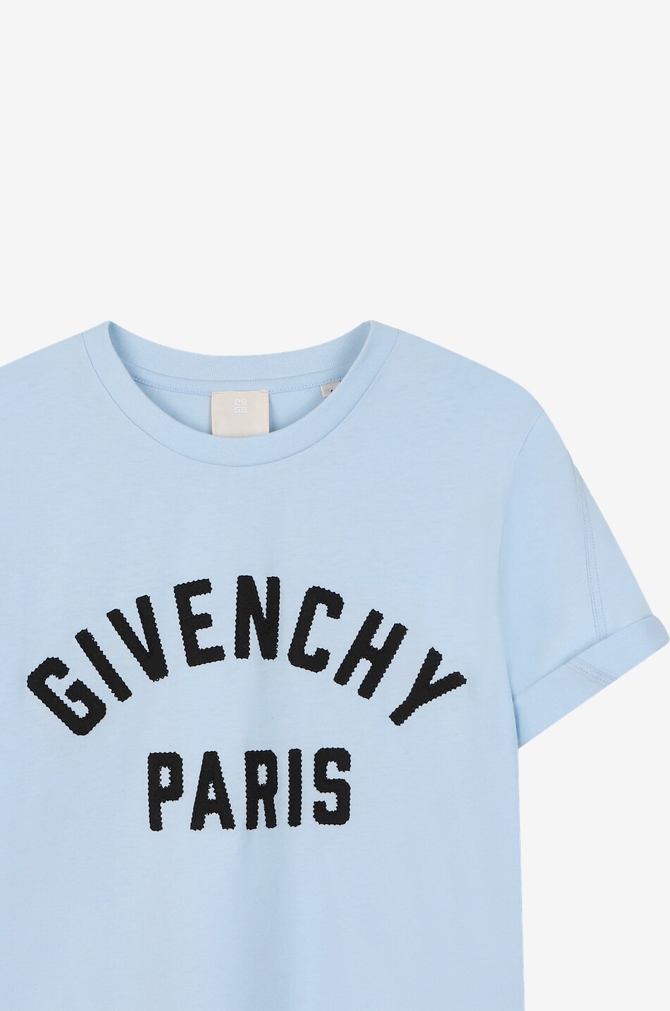 GIVENCHY Jungen-Kurzarm-T-Shirt VARSITY GIVENCHY PARIS Junge HELLBLAU 3