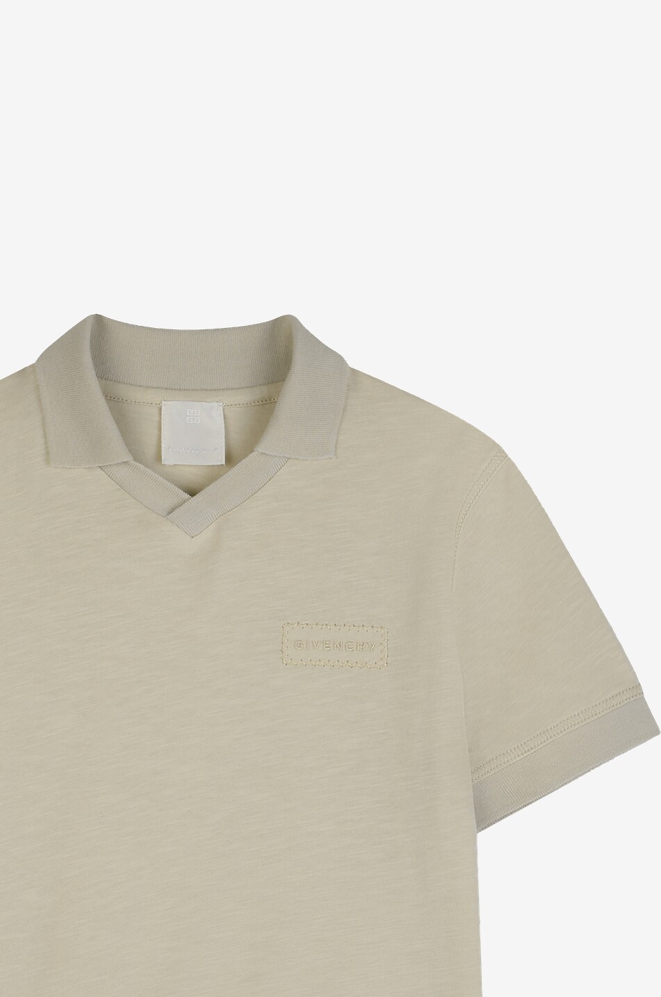 GIVENCHY GIVENCHY boy's short-sleeved cotton polo shirt Boy BEIGE 3
