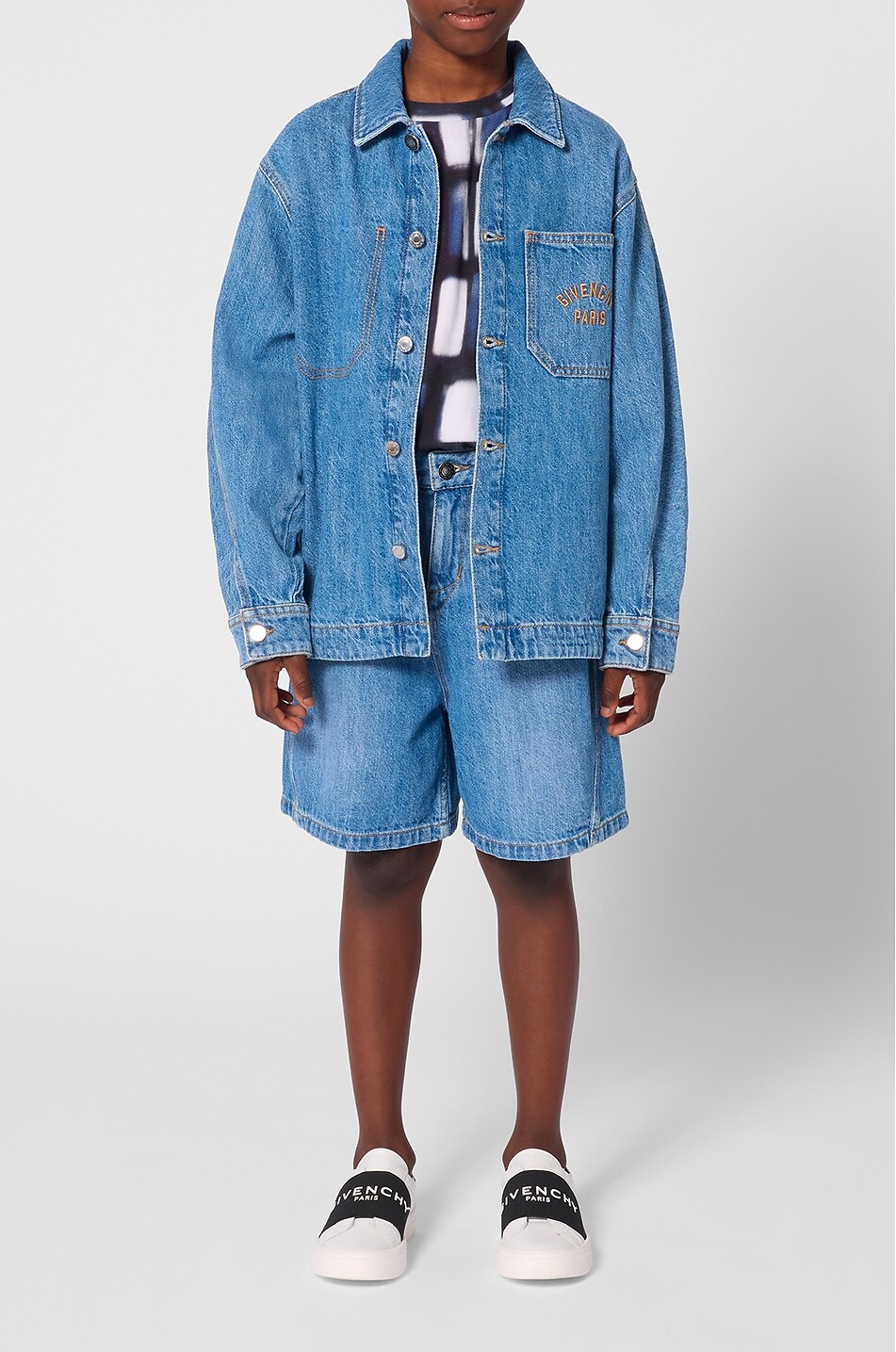 GIVENCHY Denim shirt for boys Boy BLUE 3