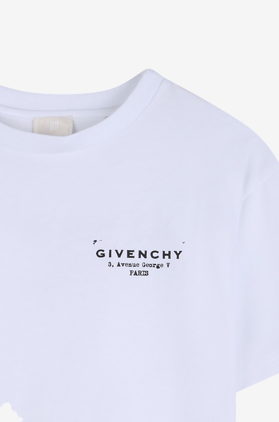 GIVENCHY GIVENCHY STAMP boys' short-sleeved T-shirt Boy WHITE 4