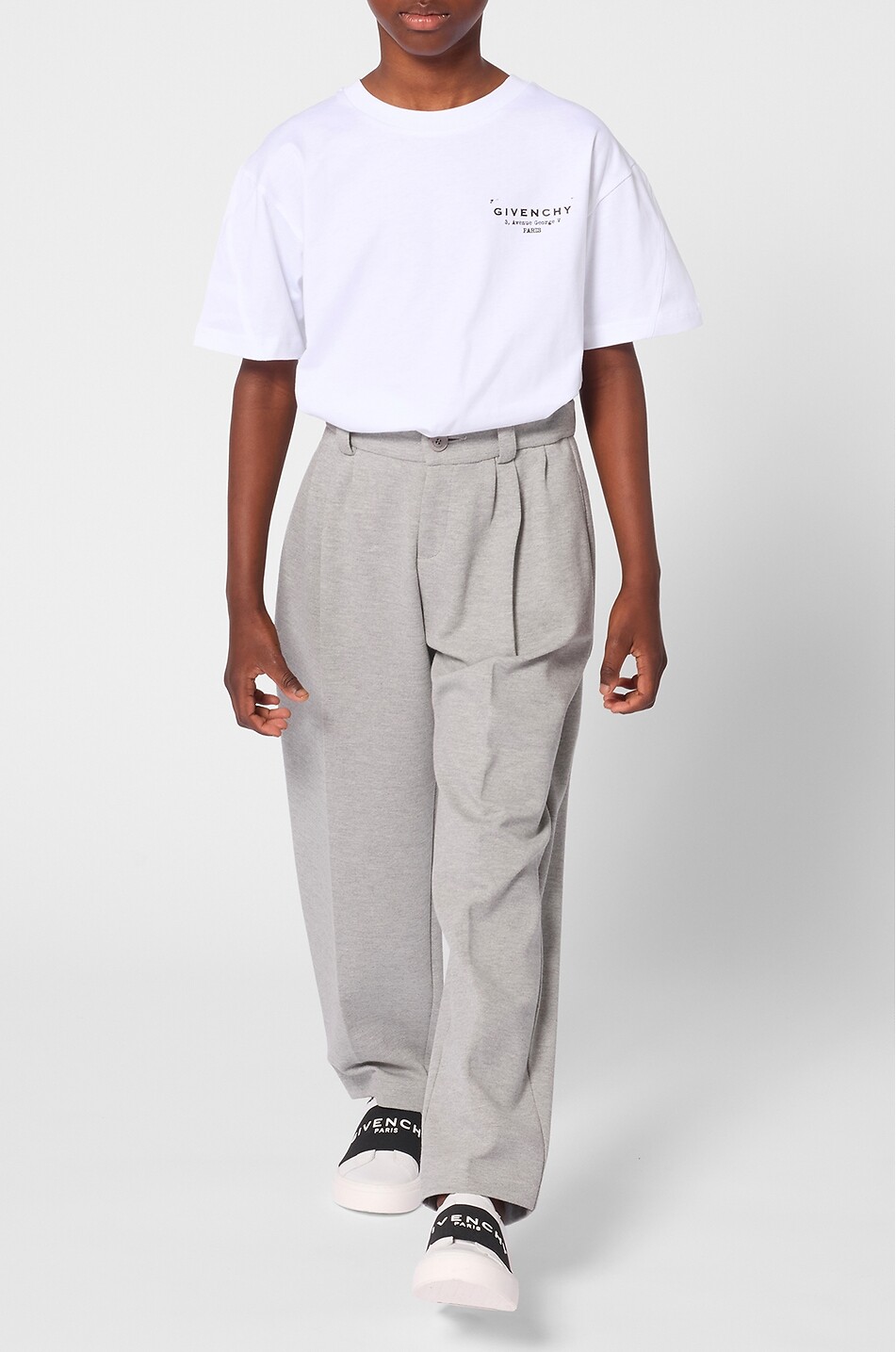 GIVENCHY GIVENCHY STAMP boys' short-sleeved T-shirt Boy WHITE 3