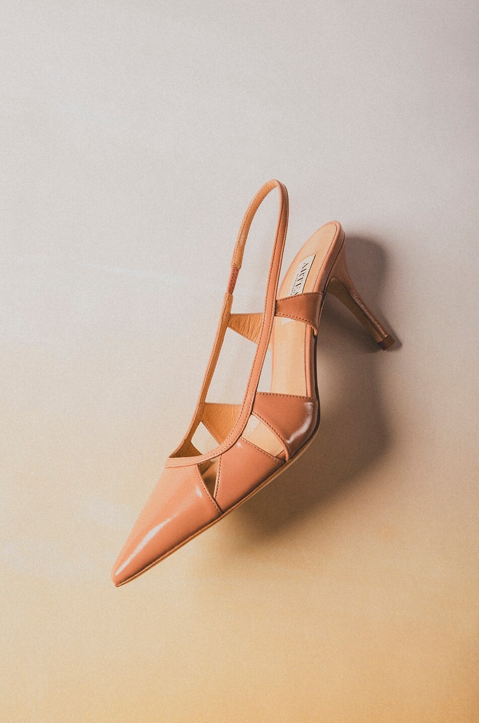 ARTEANA Savona 75 leather slingback pumps Women BEIGE 4