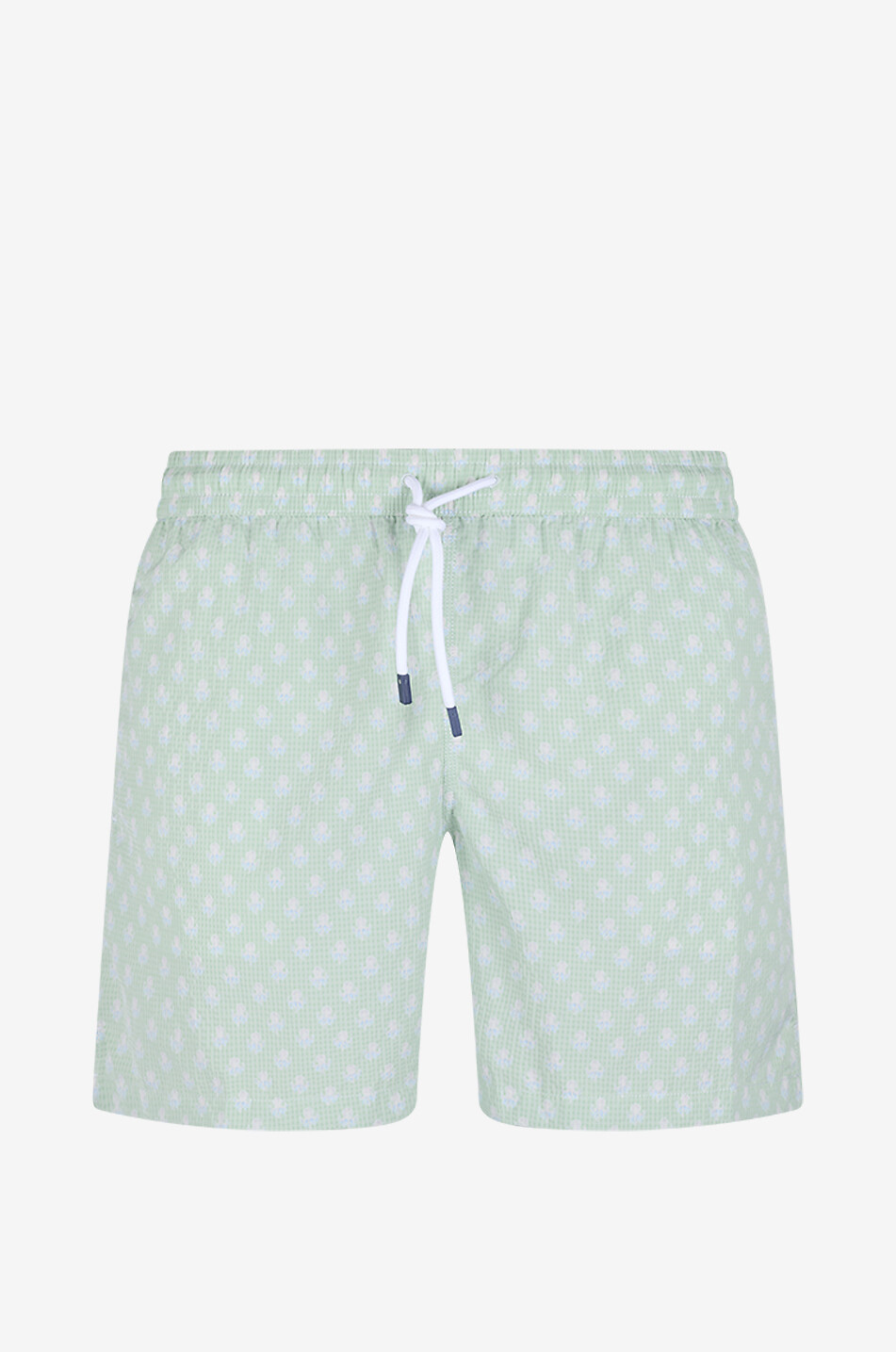 FEDELI Short de bain fleuri Madeira Sakar Homme VERT 1