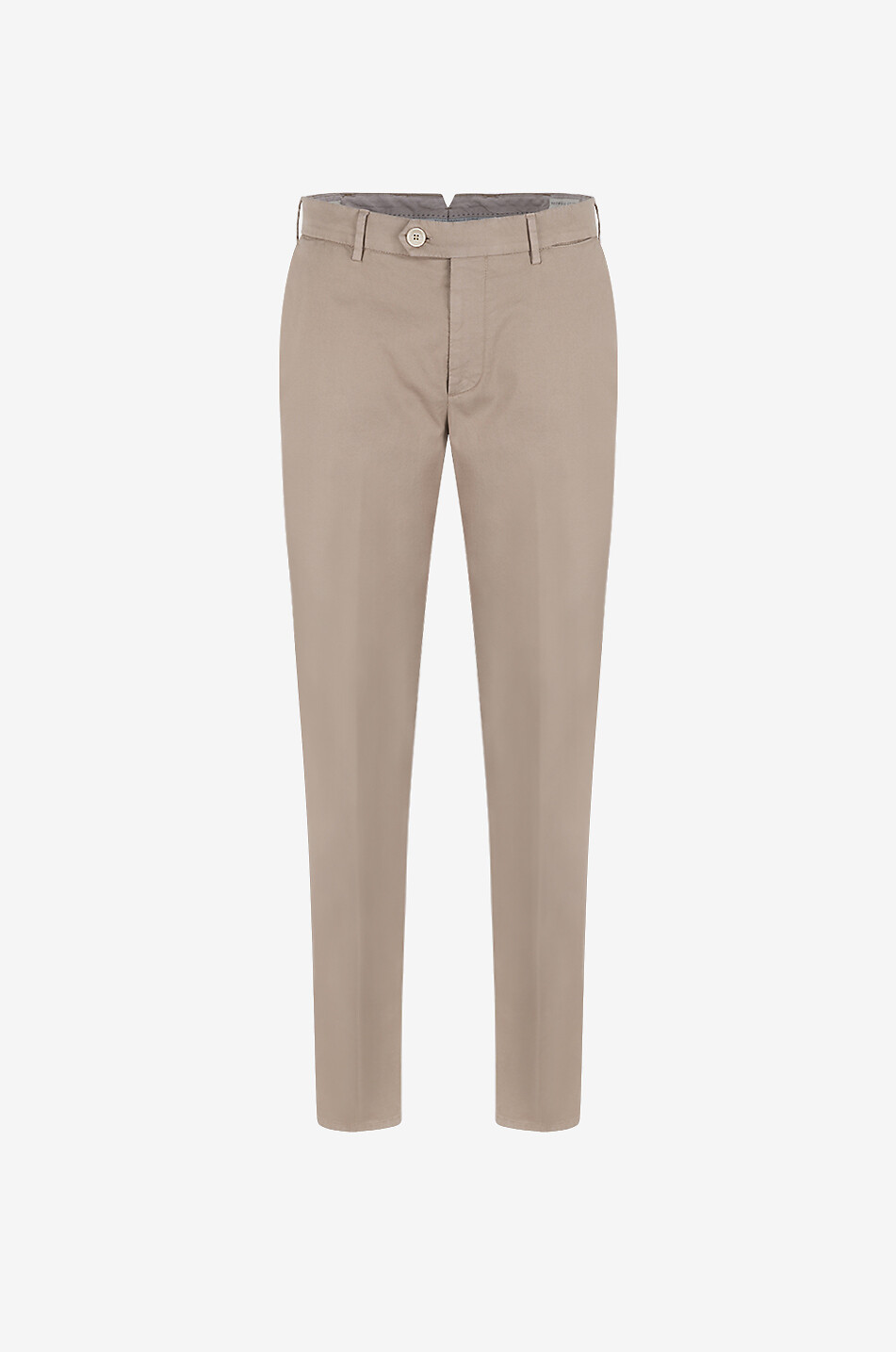 BRUNELLO CUCINELLI Pantalon chino slim en coton stretch Italian Fit Homme MARRON CLAIR 1