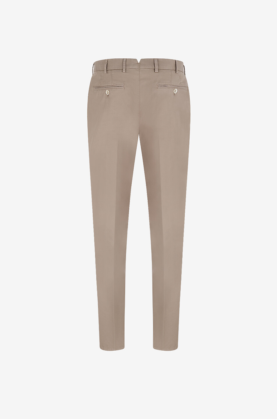 BRUNELLO CUCINELLI Pantalon chino slim en coton stretch Italian Fit Homme MARRON CLAIR 2