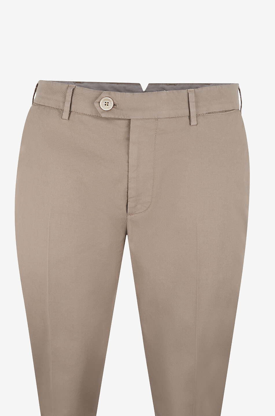 BRUNELLO CUCINELLI Pantalon chino slim en coton stretch Italian Fit Homme MARRON CLAIR 3