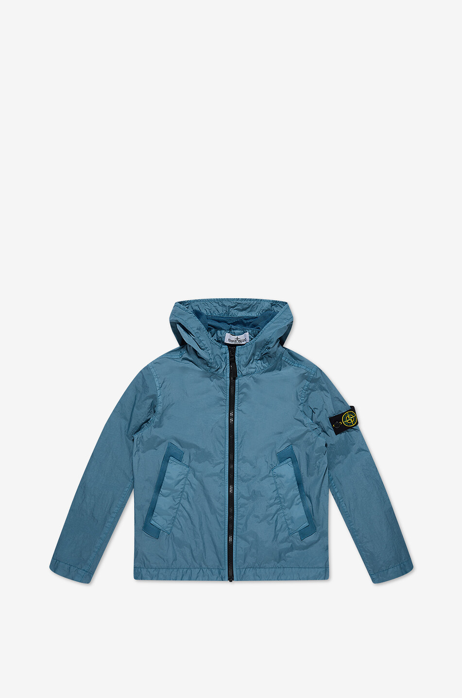 4100003 Crinkle Reps NY boys' lightweight hooded jacket
