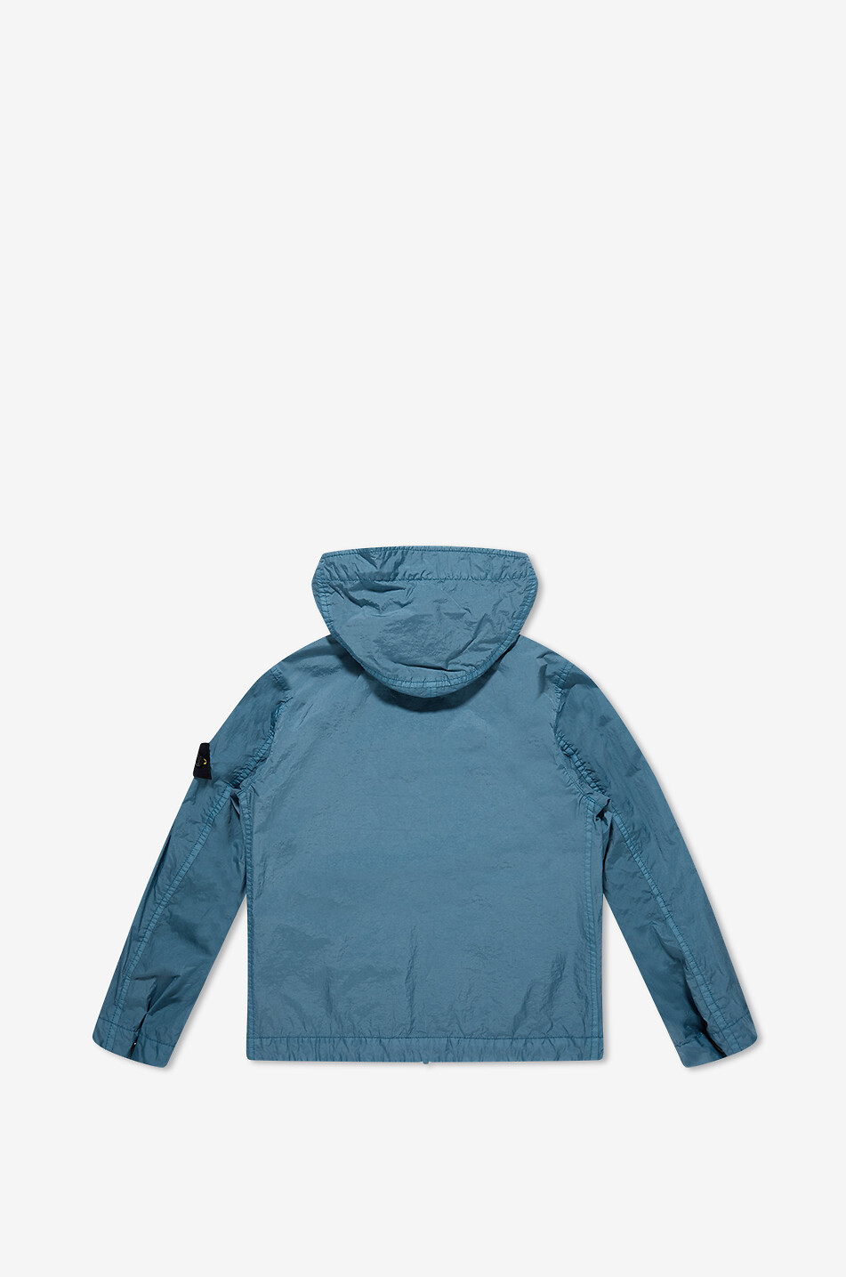 STONE ISLAND JUNIOR 4100003 Crinkle Reps NY boys' lightweight hooded jacket Boy BLUE 2