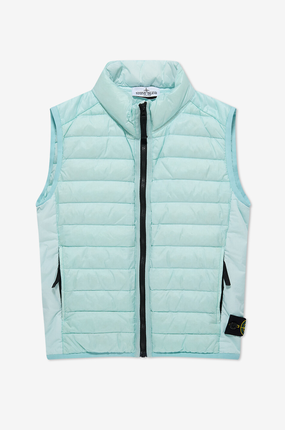 STONE ISLAND JUNIOR Jungen-Steppweste G100002 Loom Woven Chambers R-Nylon Down-TC Junge HELLBLAU 1