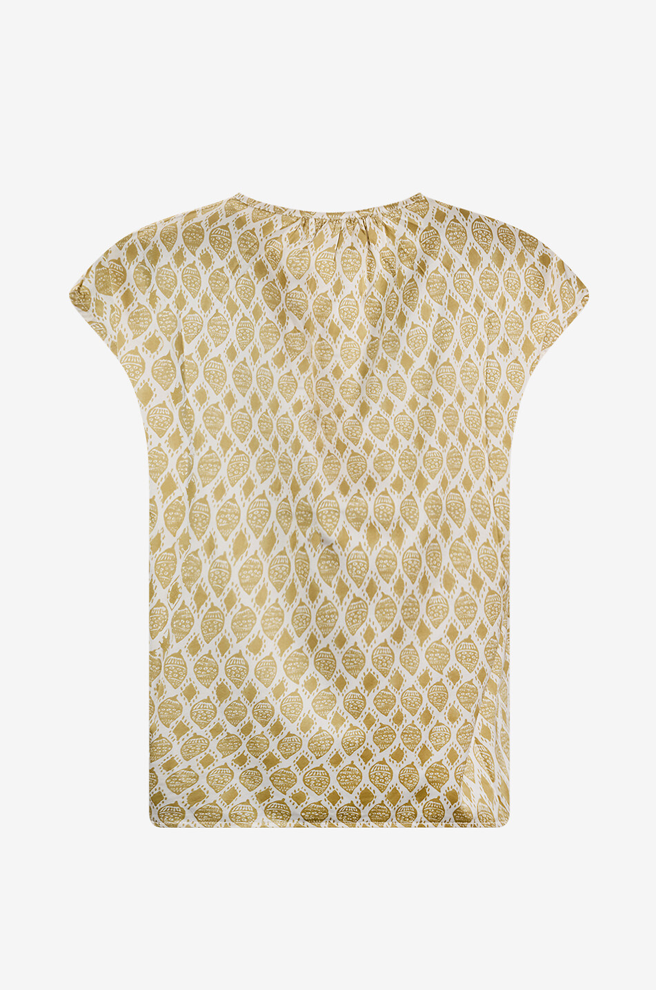 HEMISPHERE Top sans manches à col V en soie imprimé Fop Femme MULTICOLORE 2