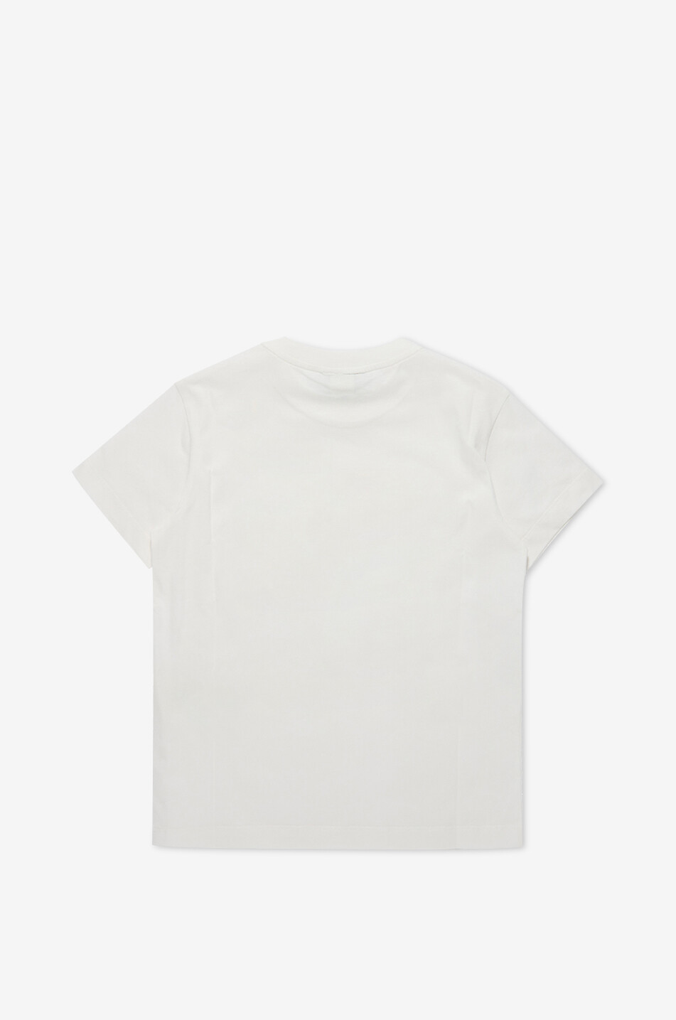 FENDI Kurzarm-Jersey-T-Shirt für Kinder mit Stickerei FENDI Unisex WEISS 2