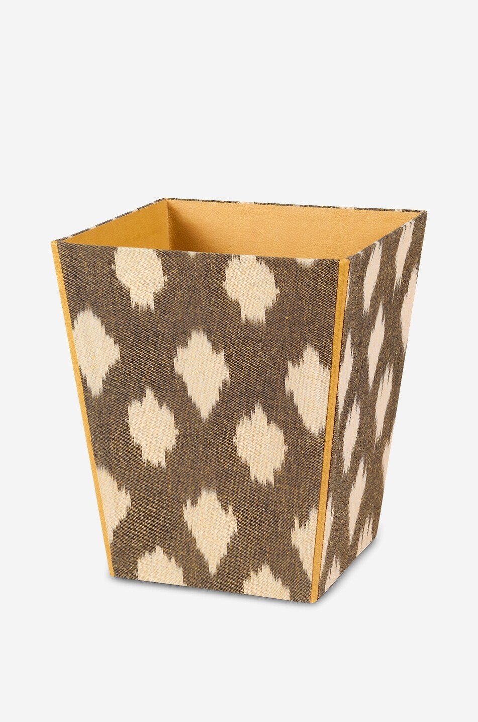 LA CASANO Körbchen aus Baumwolle mit Motiv Ikat Tea Leaves Haus BUNT 1