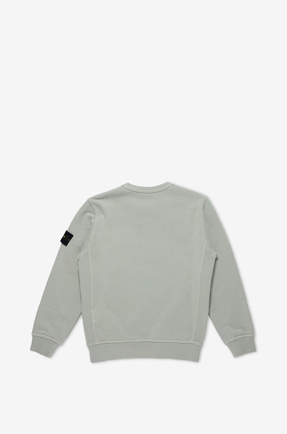 STONE ISLAND JUNIOR Sweat-shirt à col rond en coton garçon 6100005 Organic Cotton Fleece Garçon GRIS CLAIR 2