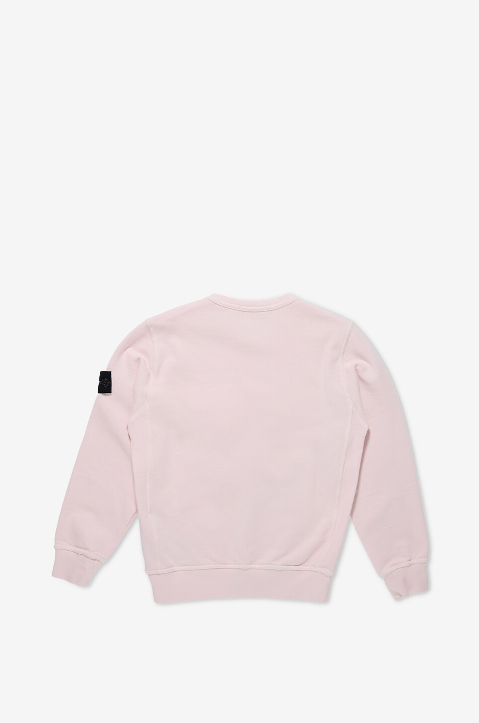 STONE ISLAND JUNIOR Sweat-shirt à col rond en coton garçon 6100005 Organic Cotton Fleece Garçon ROSE CLAIR 2