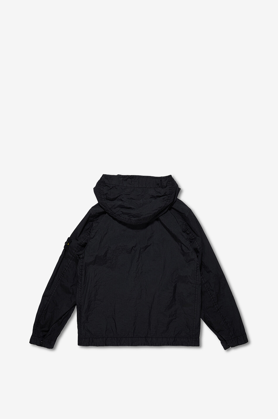 STONE ISLAND JUNIOR 4100003 Crinkle Reps NY boys' lightweight hooded jacket Boy BLACK 2