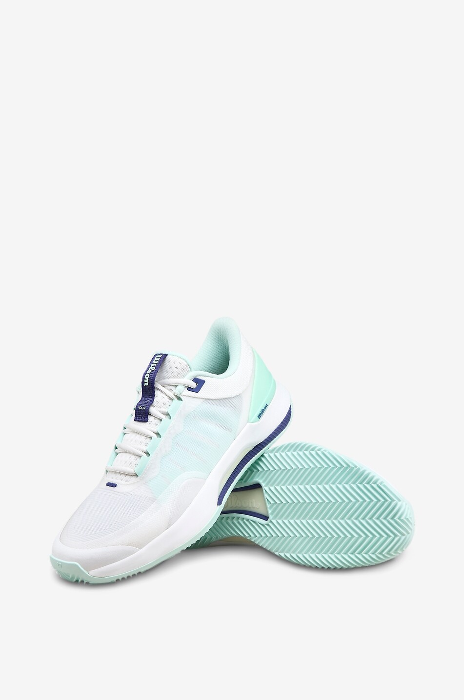 WILSON Intrigue Tour Clay mesh tennis shoes Women WHITE 5