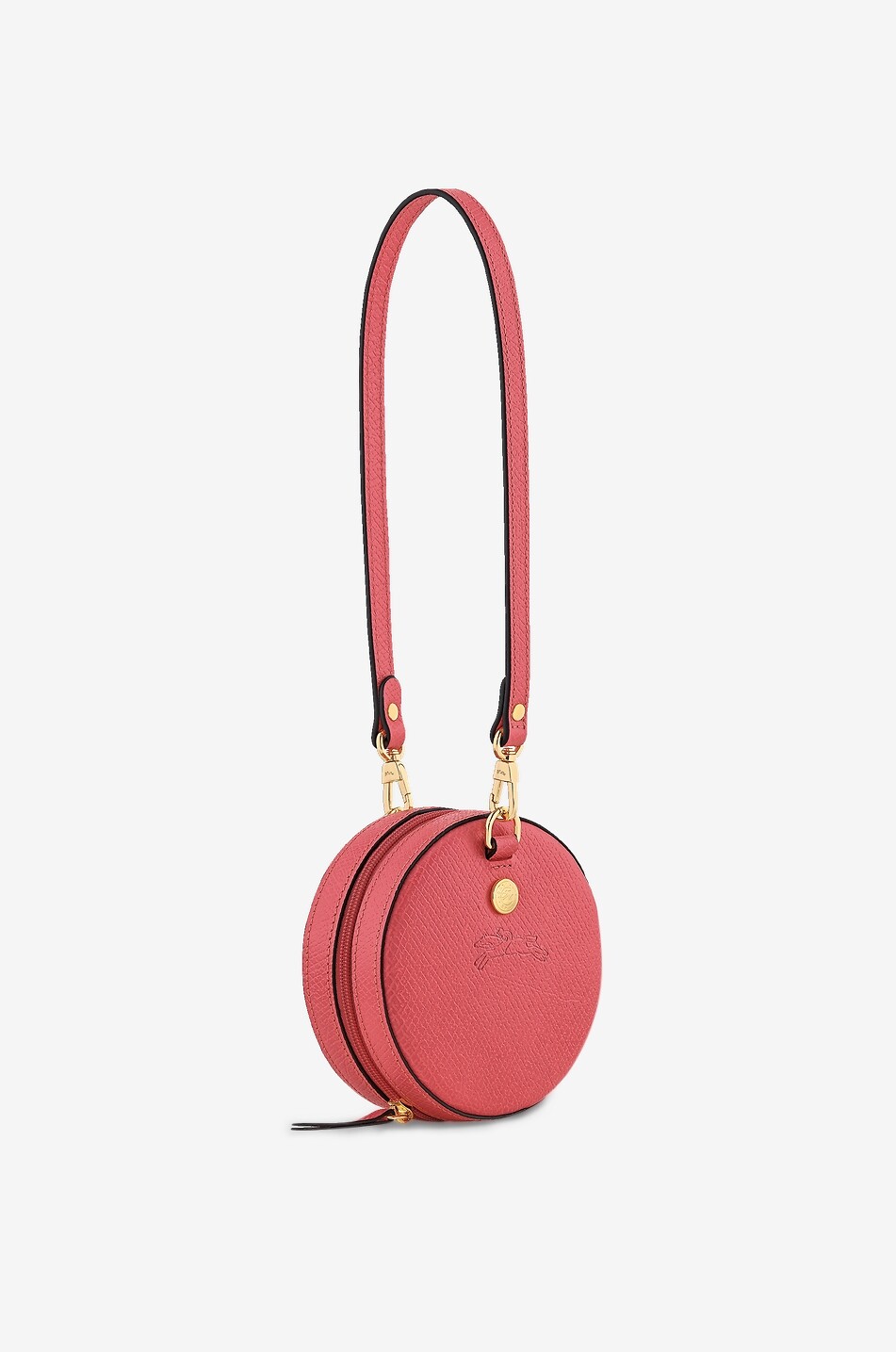 LONGCHAMP Akkordeon-Schultertasche aus Canvas und Leder Épure XS Damen DUNKELROSA 5